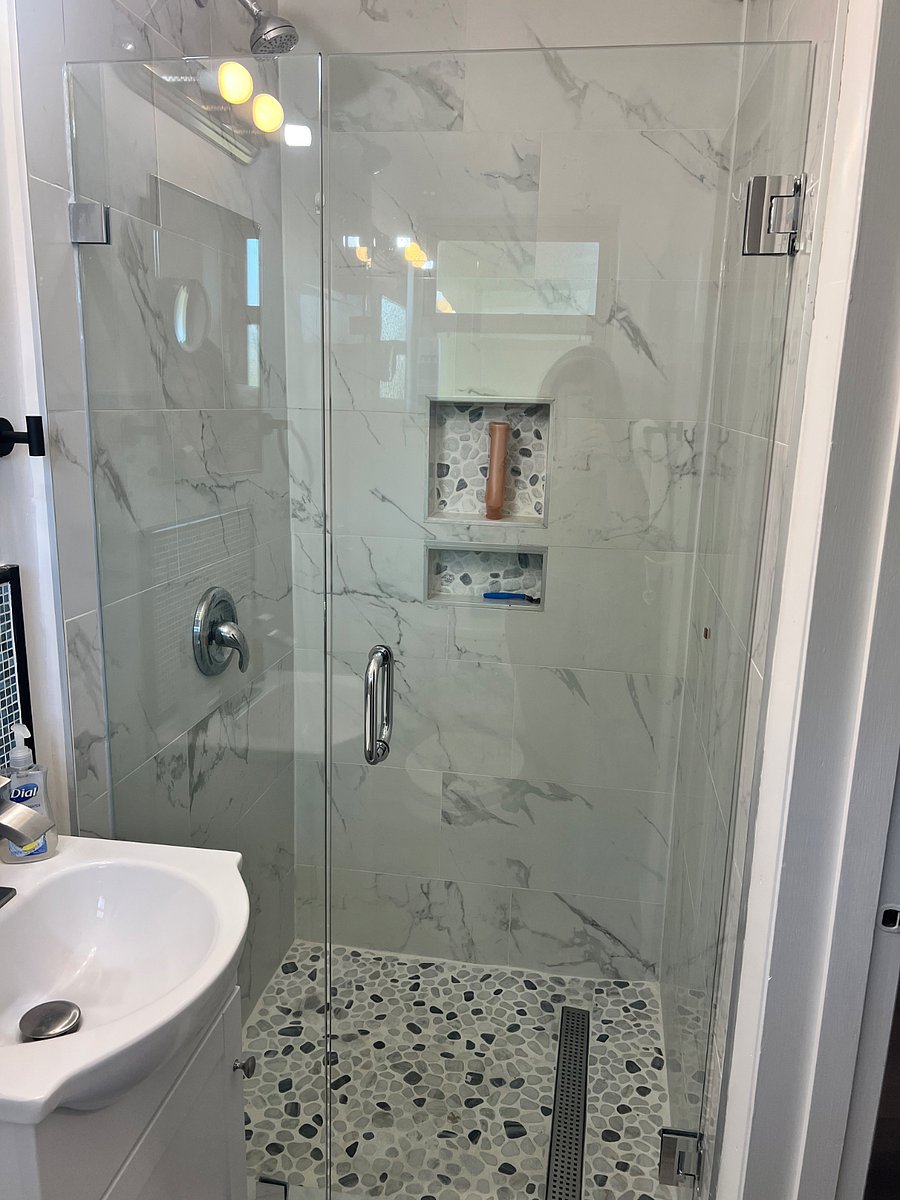 Master Bathroom with enclosed shower
