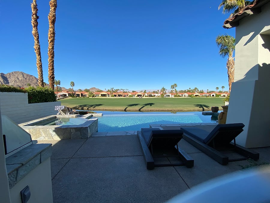 Backyard view