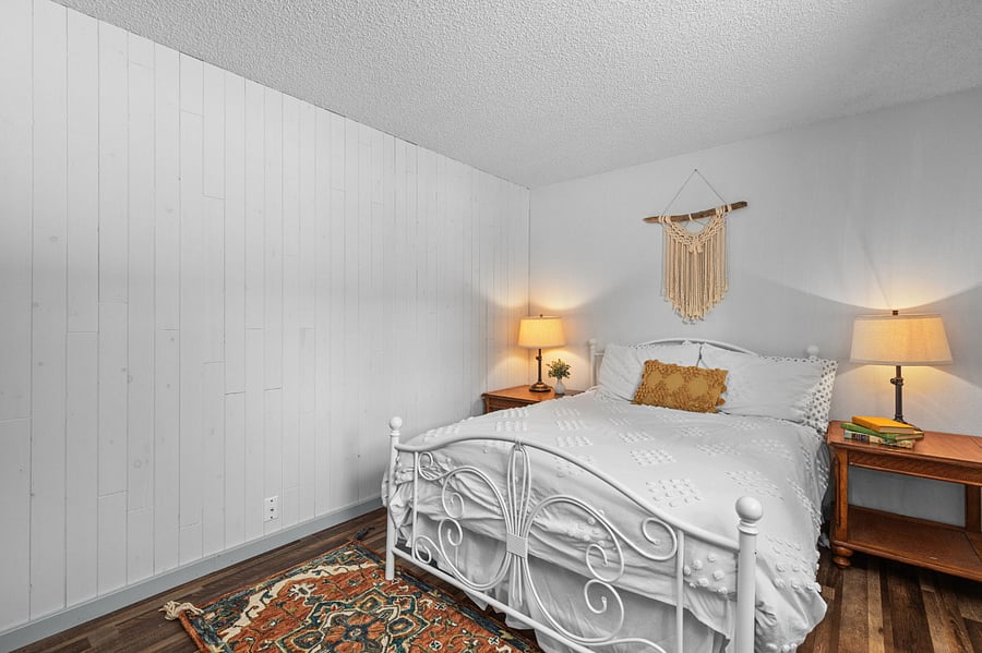 Bedroom 1: full size bed