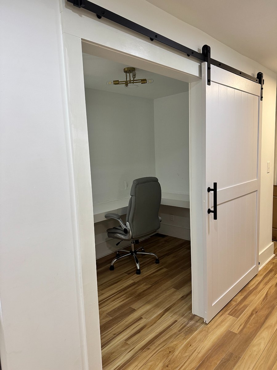 Office with Barn Door 
