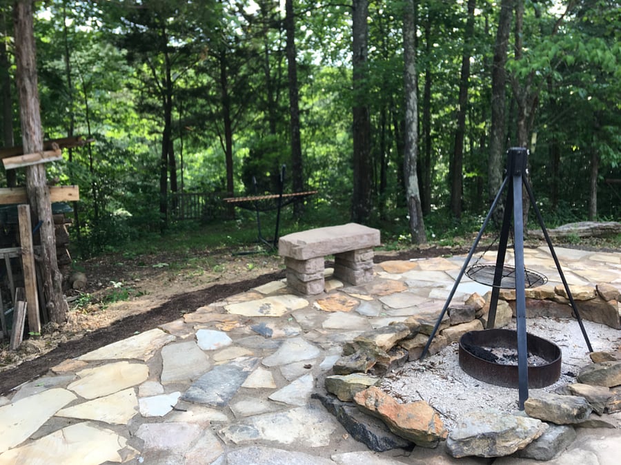 Outside firepit