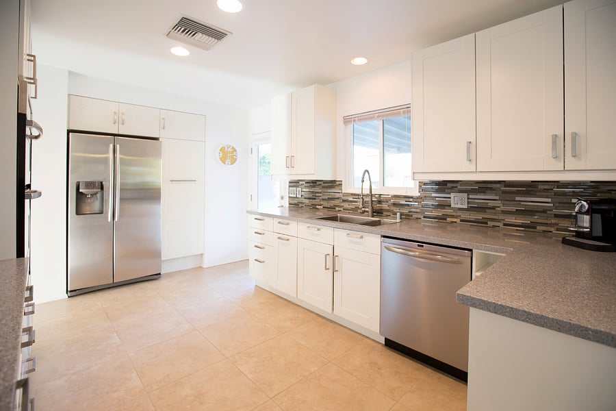 Loaded Kitchen with: new fridge, dishwasher, garbage disposal, convection oven, microwave, gas stove top, tons of storage and stocked with everything to cook, bake, broil, grill and serve!