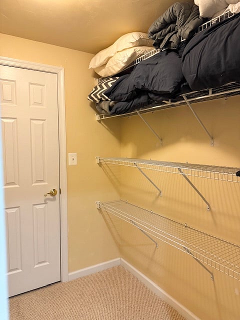 large walk in closet
