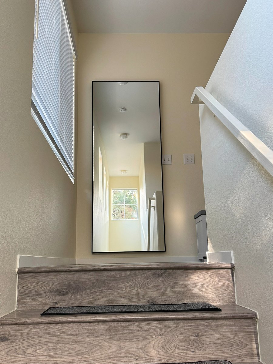 Top of stairs, entryway