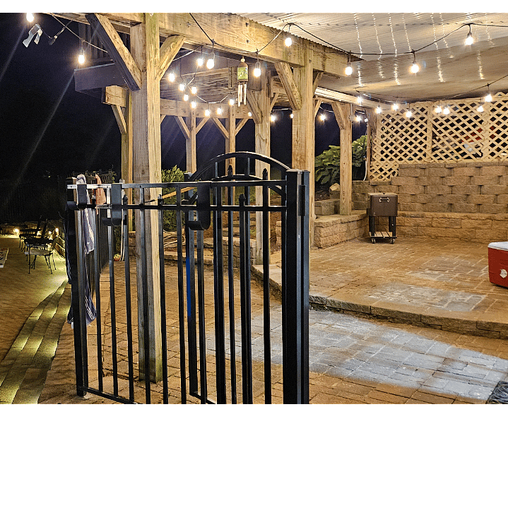Patio under deck