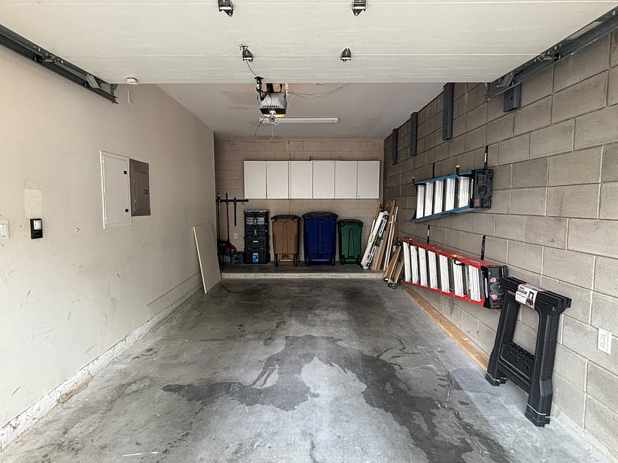 Secure garage inside unit - plenty of storage