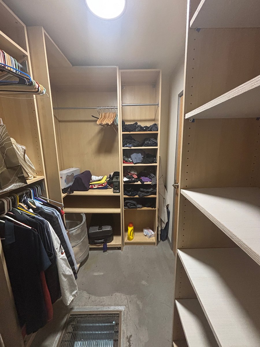 2nd storage next to Master Bath - walk-in closet.  Lots of space!!!