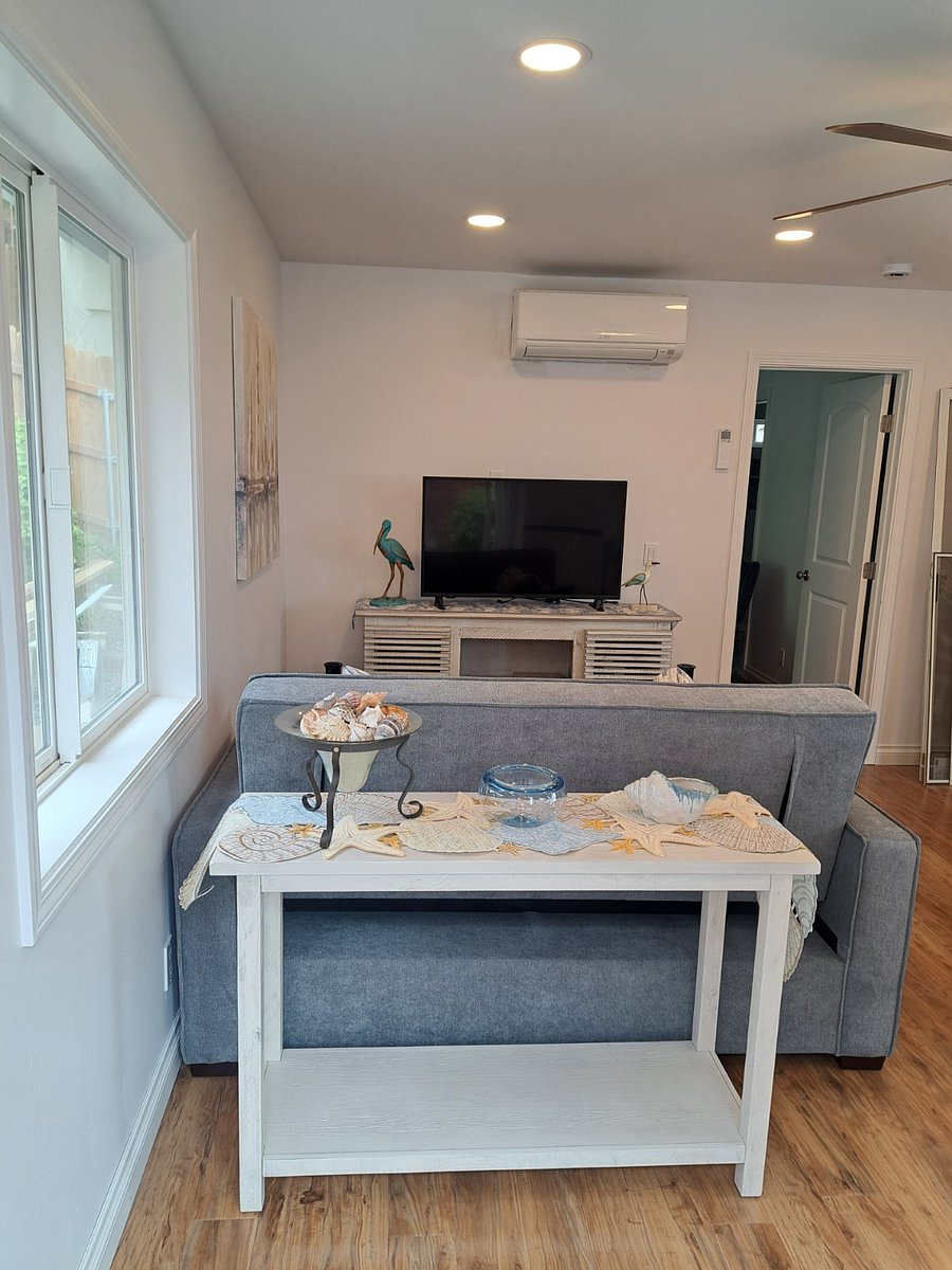 Entrance through front sliding door