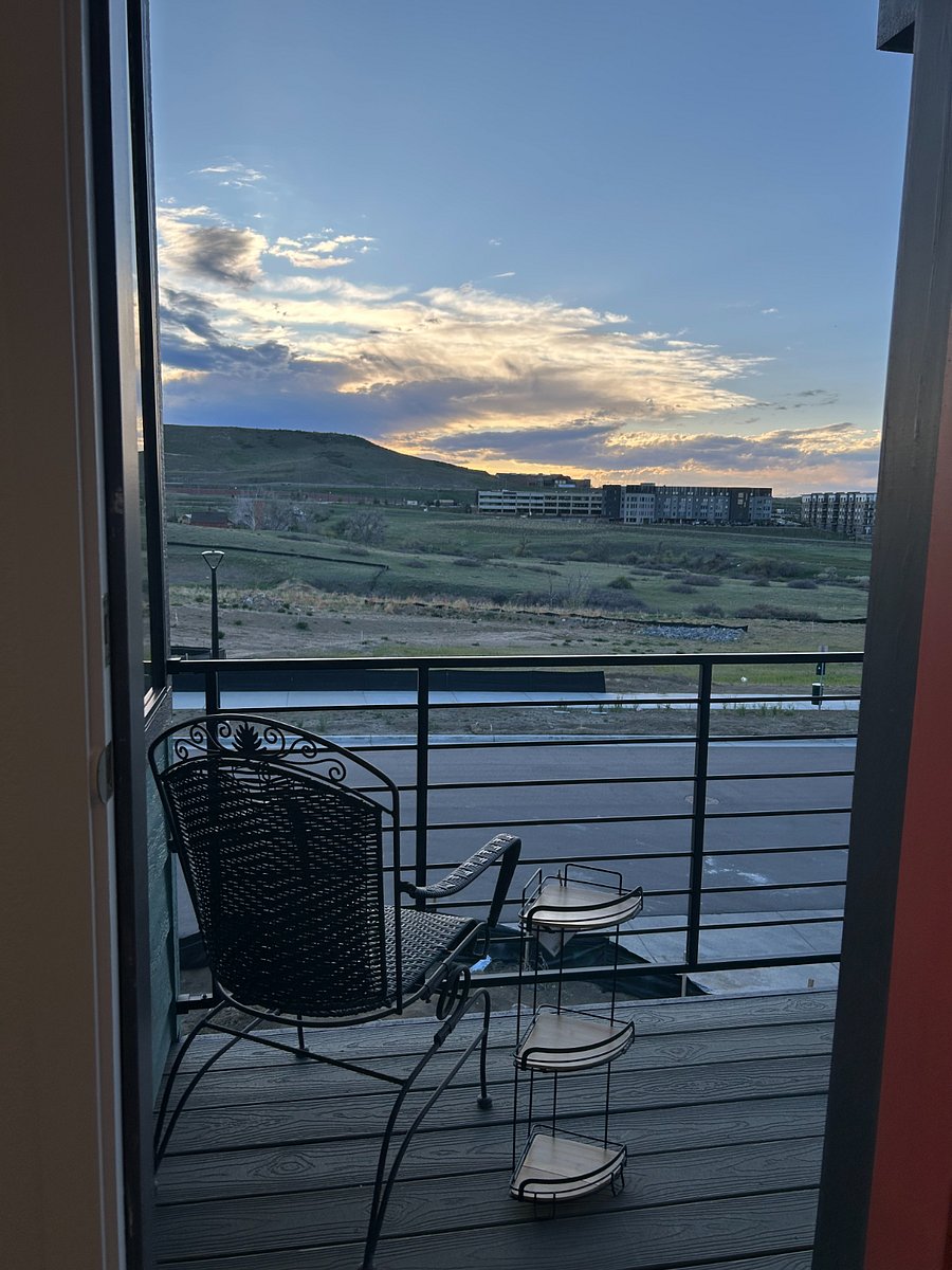 Private patio facing open space