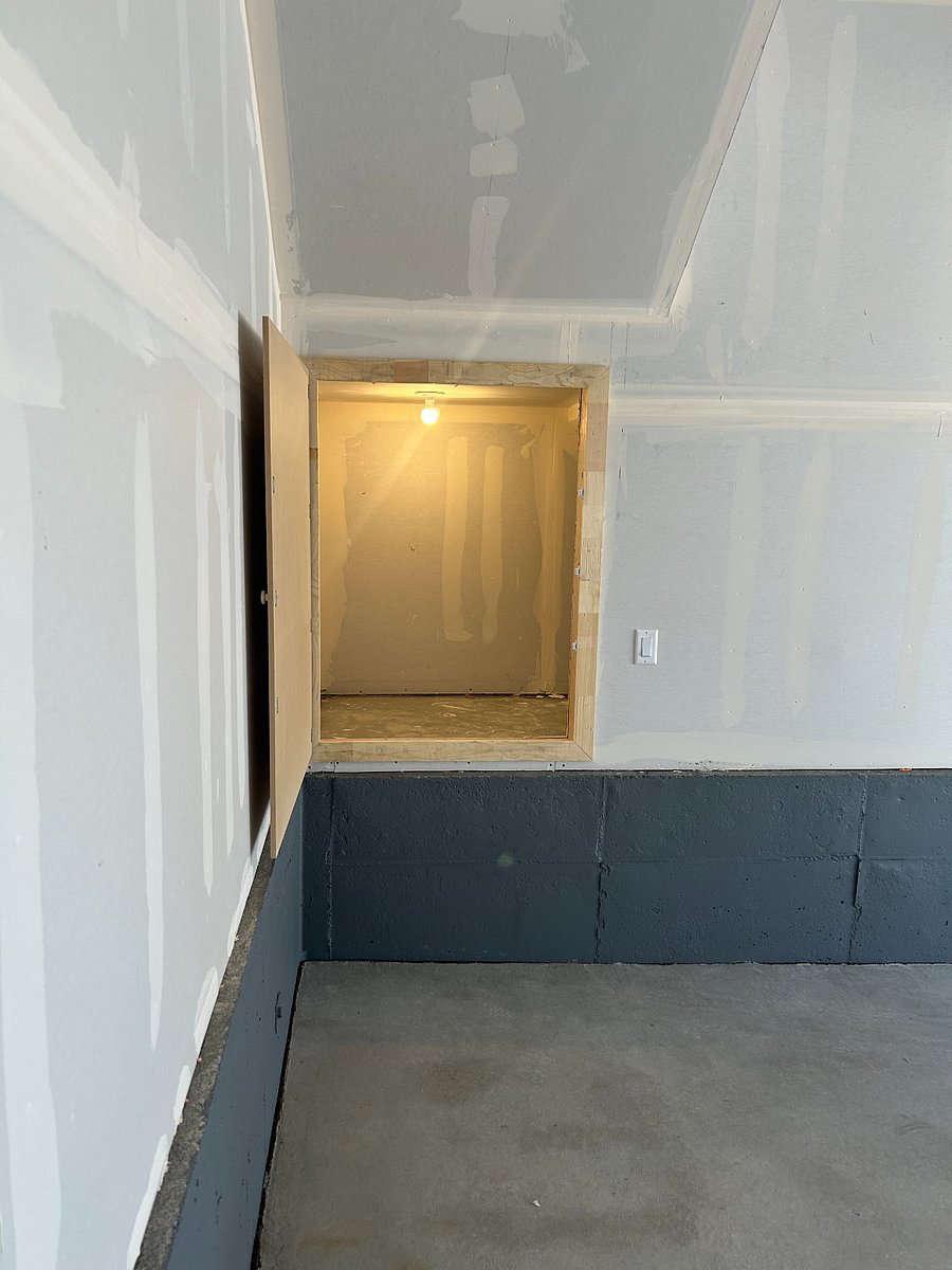 Extra climate controlled Storage closet in the garage