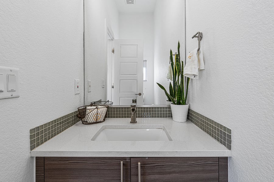 Powder room in main floor