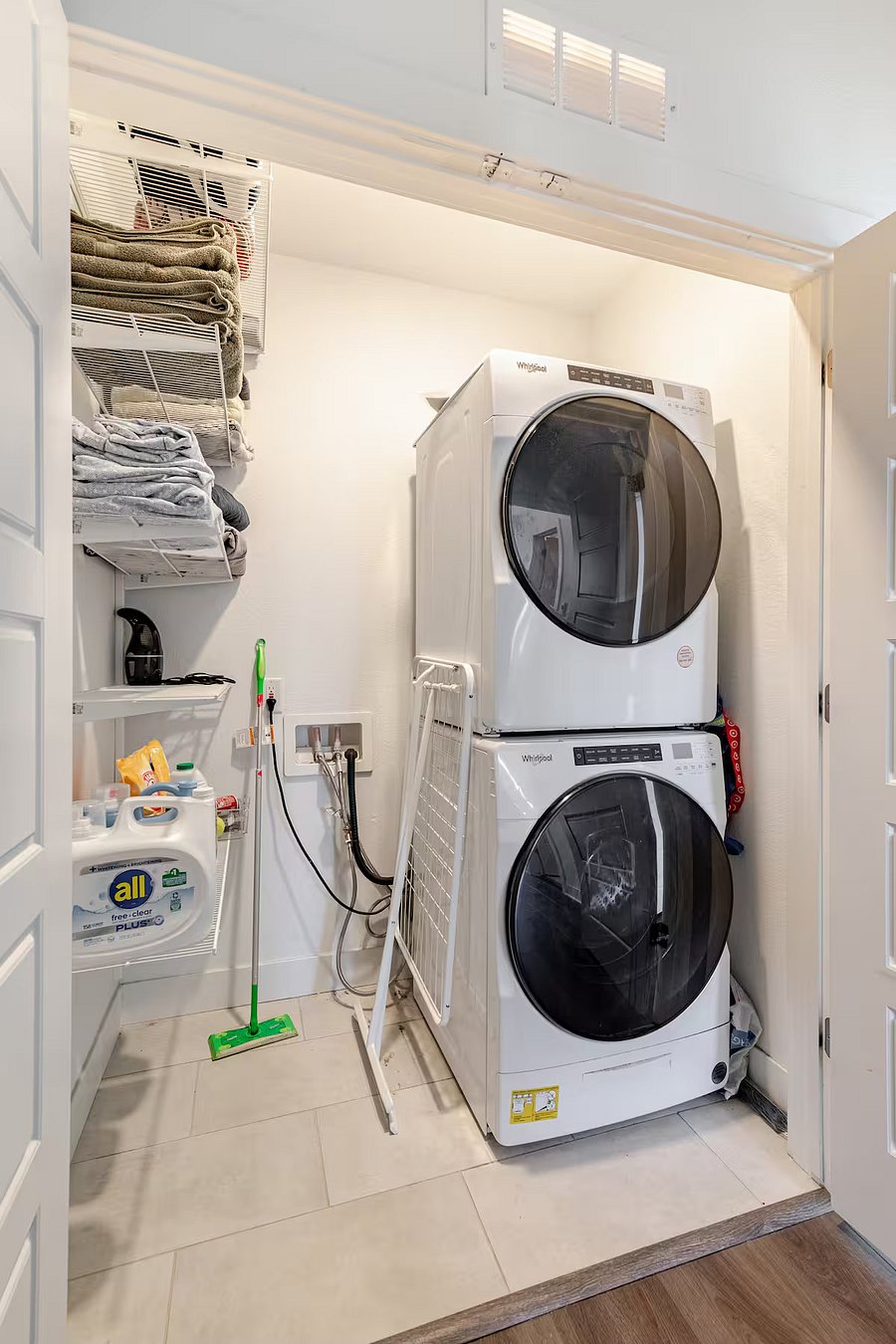 XL washer and dryer