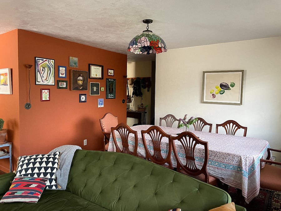 open floor plan: dining area