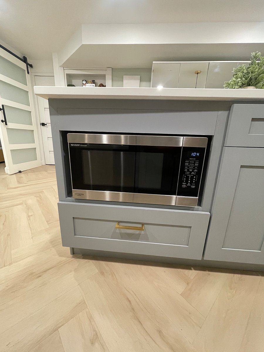 New LG full size microwave with air fryer function
