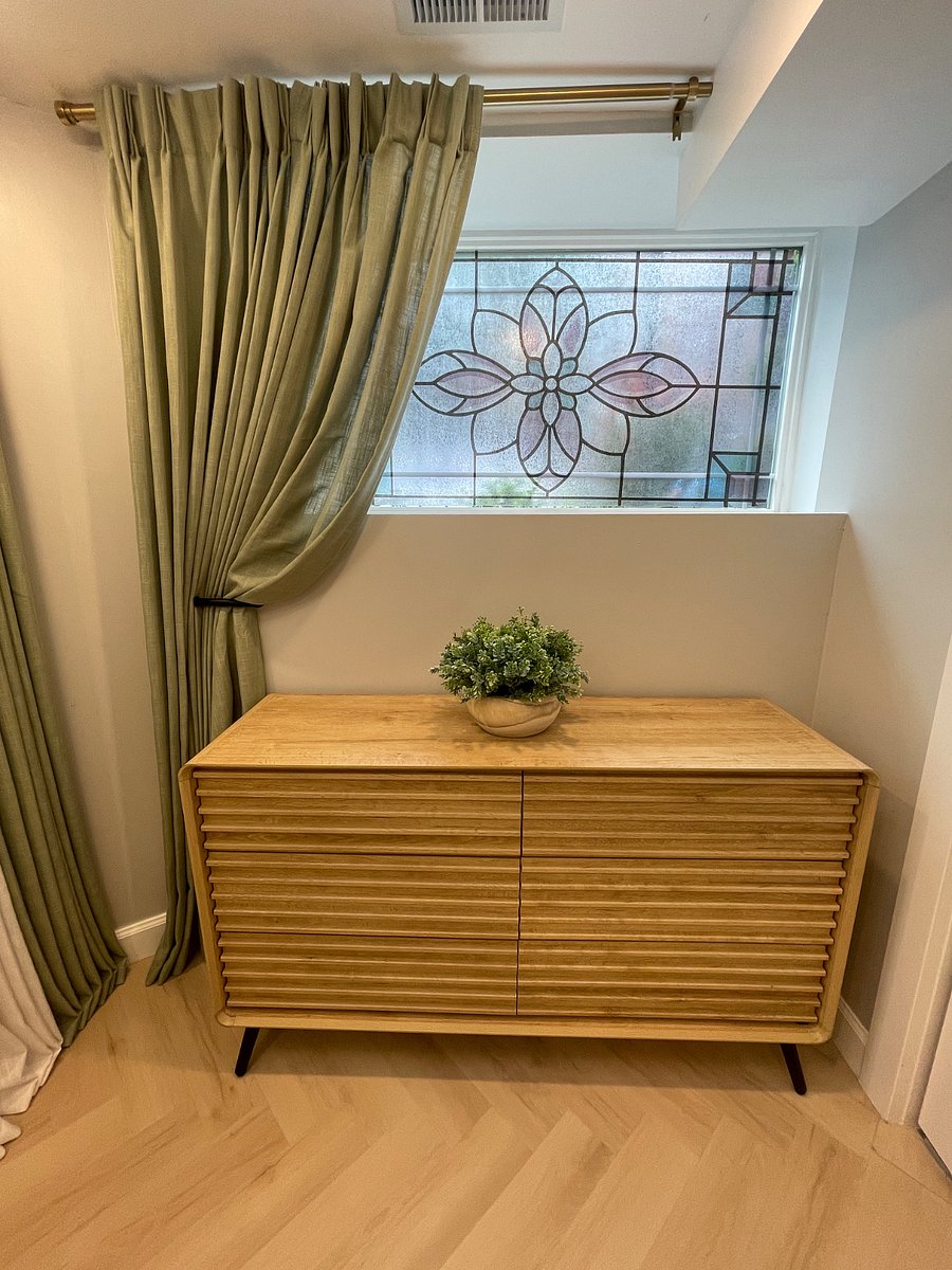 6 drawer dresser and closets for storage