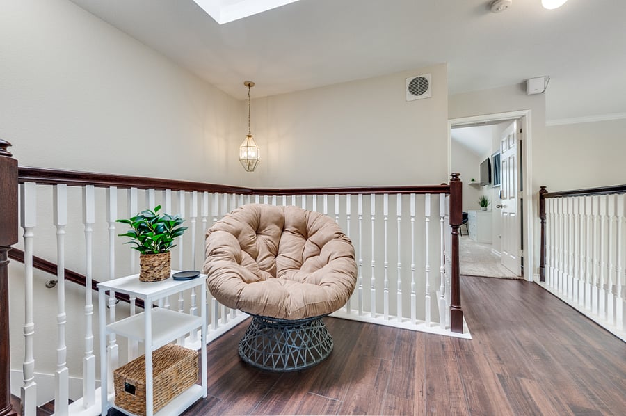 Reading nook upstairs