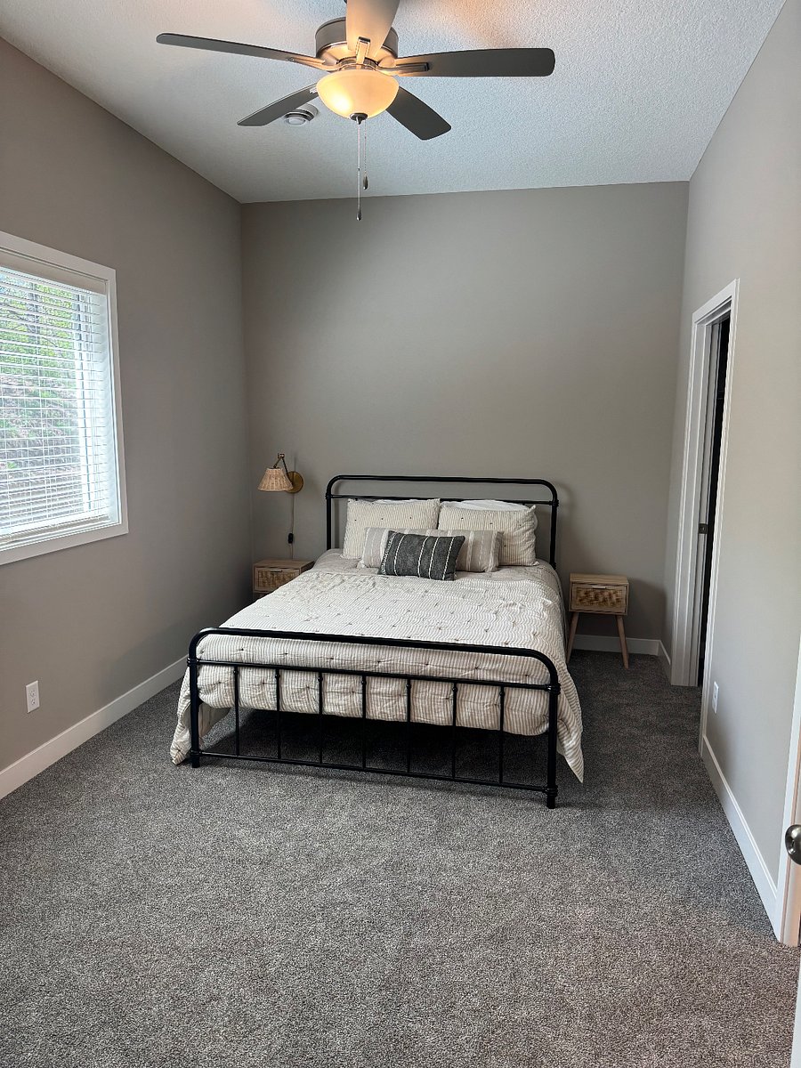 Blackout curtains will be installed by the time you come to stay