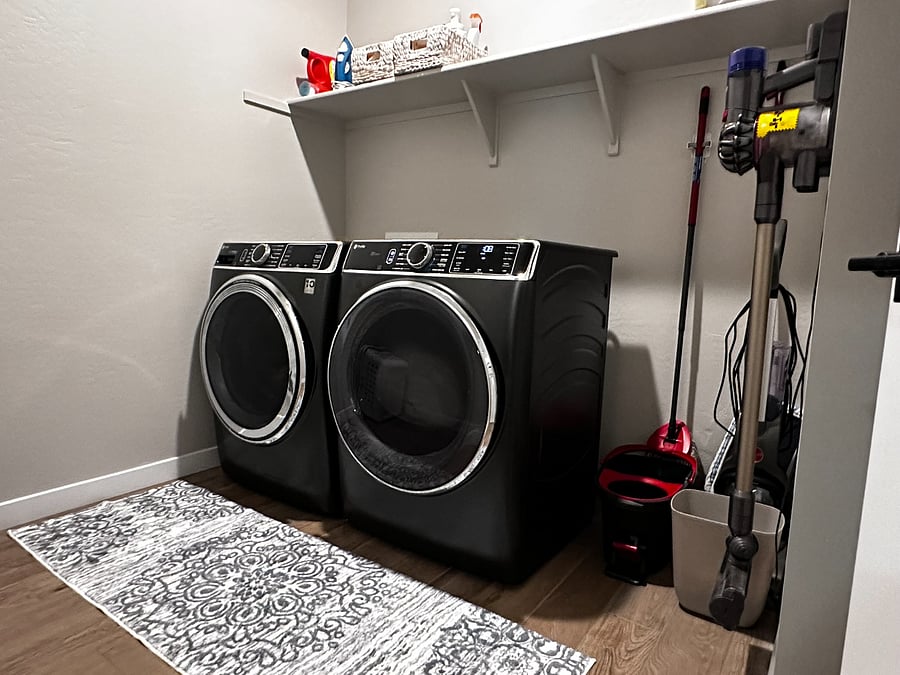 Laundry Room - Washer & Dryer, Dyson vacuum