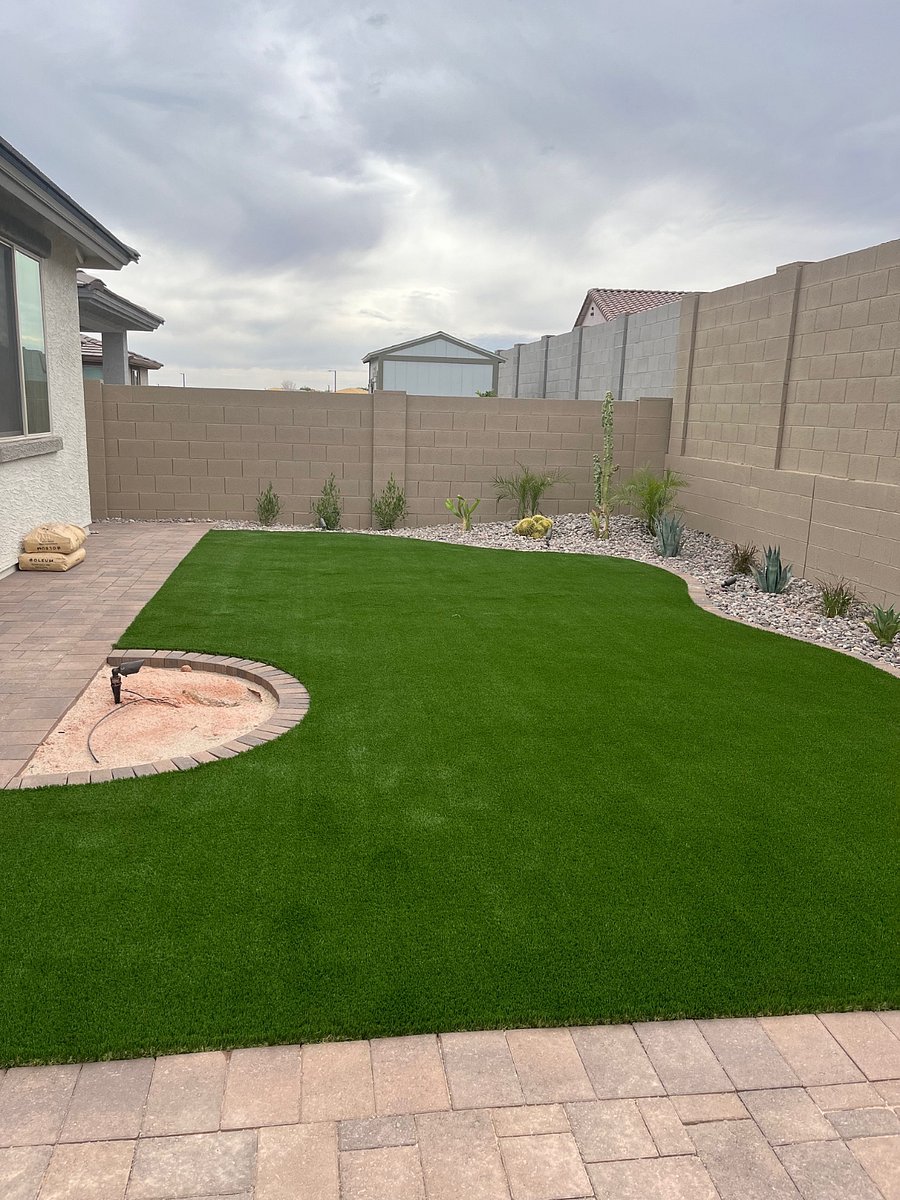Back yard - under construction - now completed will update photos
