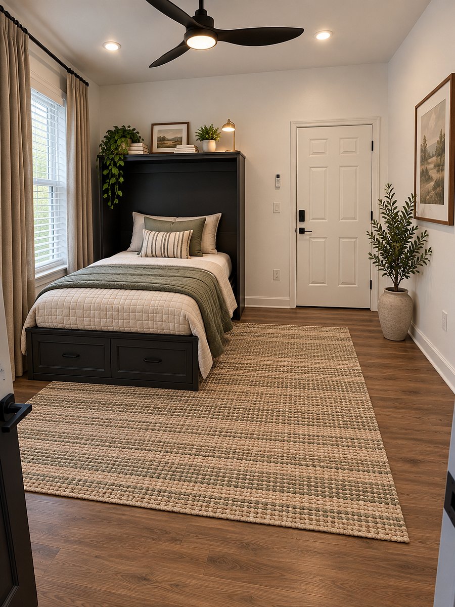 Bedroom #4
Inlaw Suite
Murphy Full Size Bed
Office