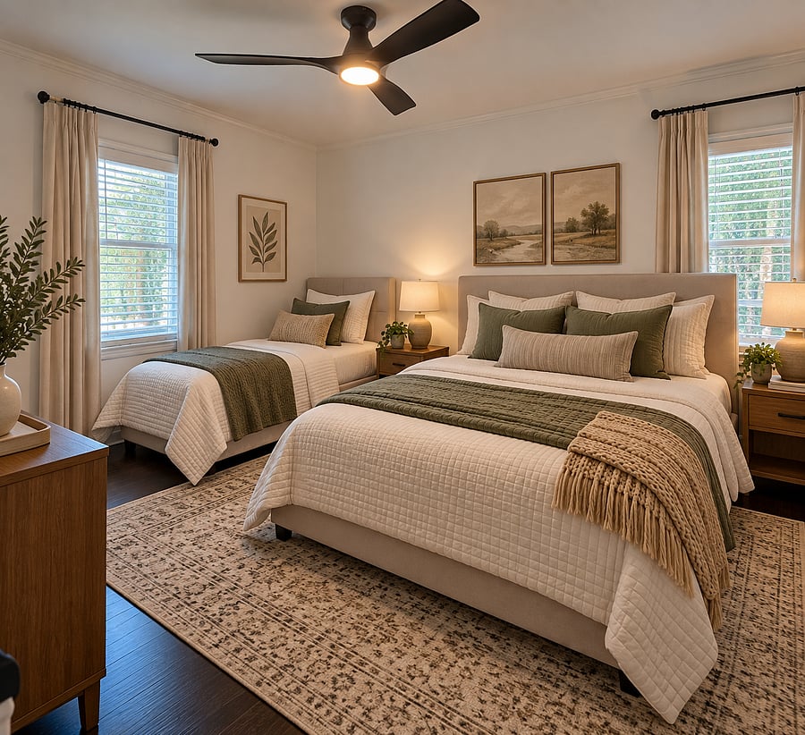 Bedroom #2
Sleeps 2-3
Queen Bed
Twin Bed