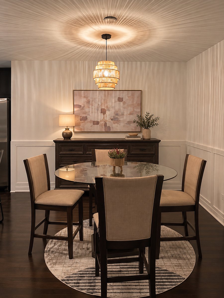 4 seater Dining Room overlooking the Family Room