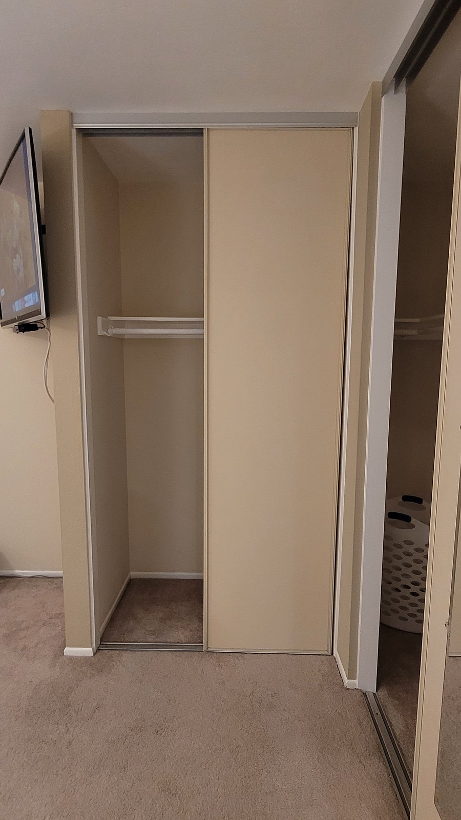 Upstairs Master Bedroom Closets