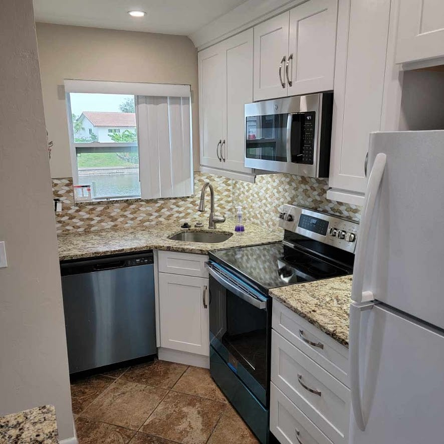 kitchen corner work area