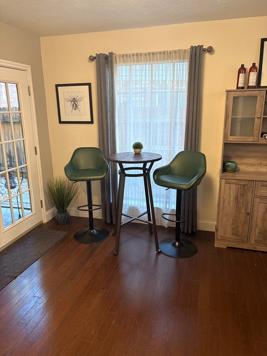 Downstairs eating area