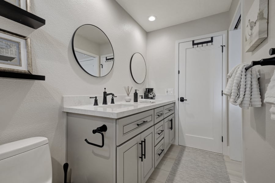 Attached private update full bathroom.