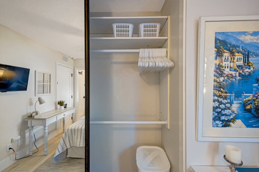 Large closet space.