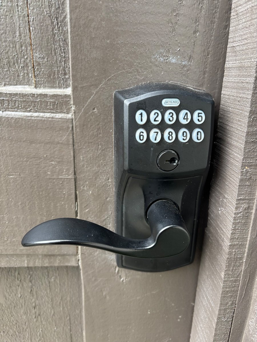 A custom four digit code will be set for access to the private separate entrance.