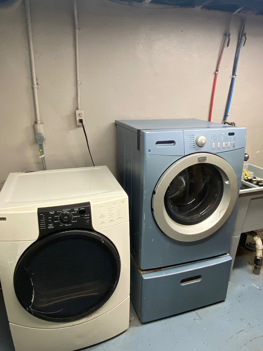 Washer and dryer (basement)