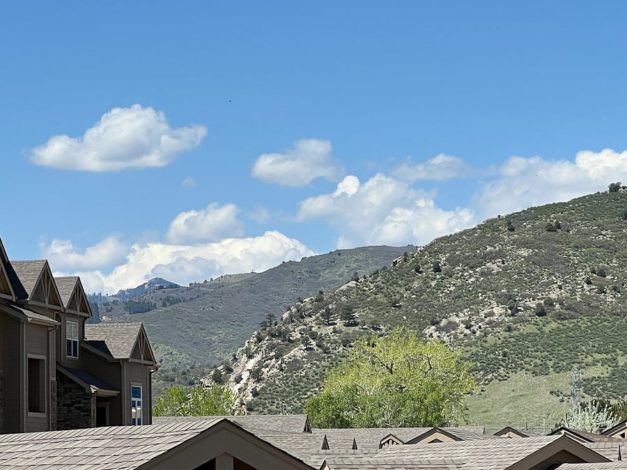 View from condo's patioPri