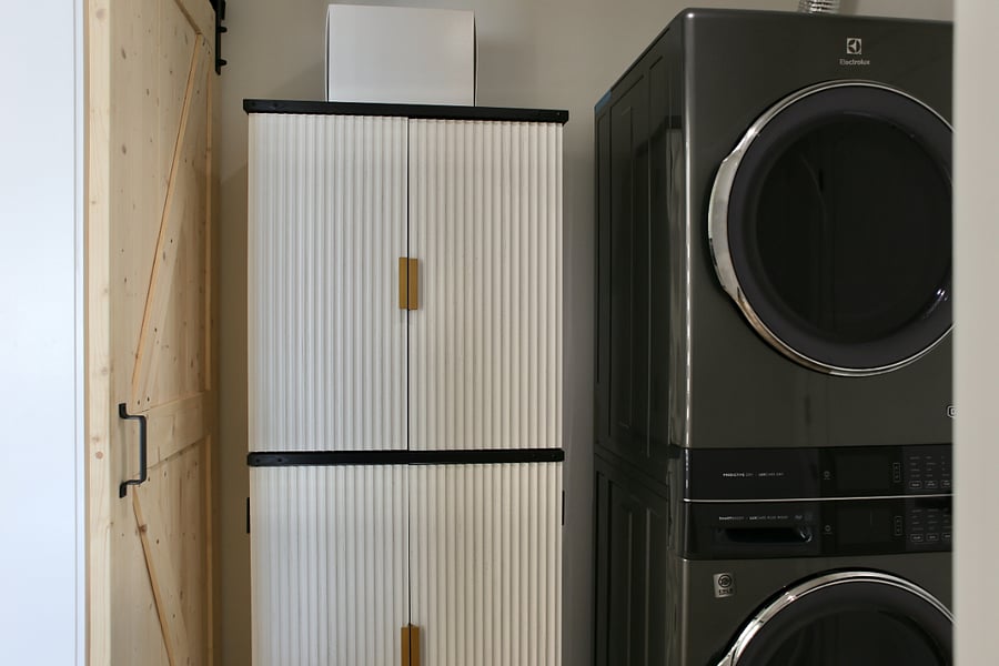 Pantry/Storage + Washer/Dryer Stack