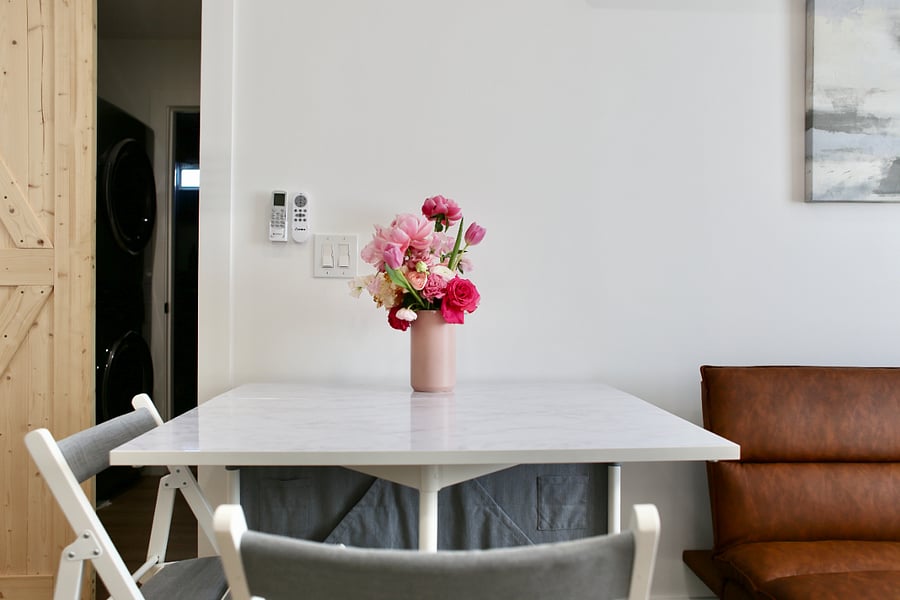 Fold-out Dining Table (seats up to 4)