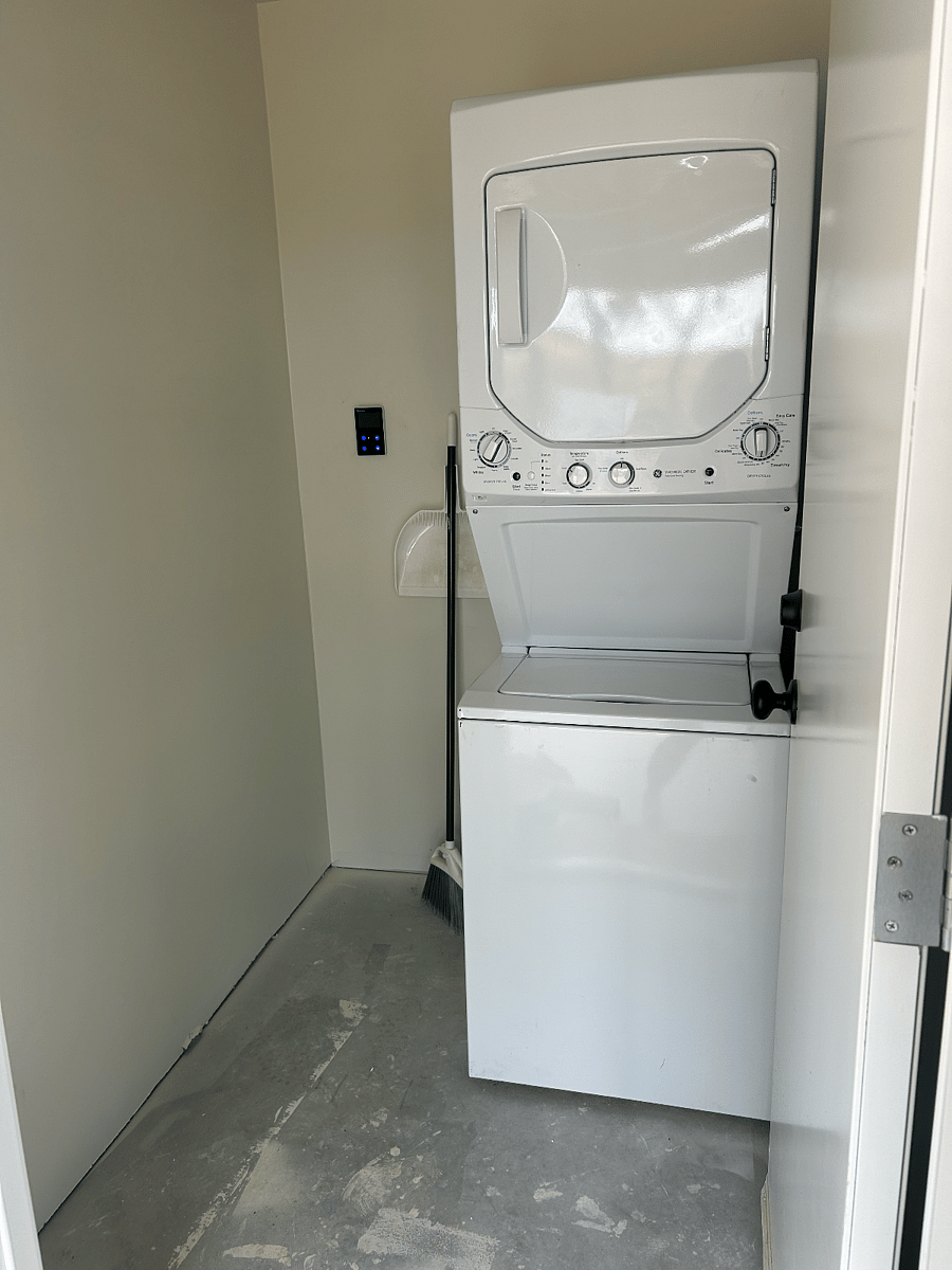 Attached laundry room
