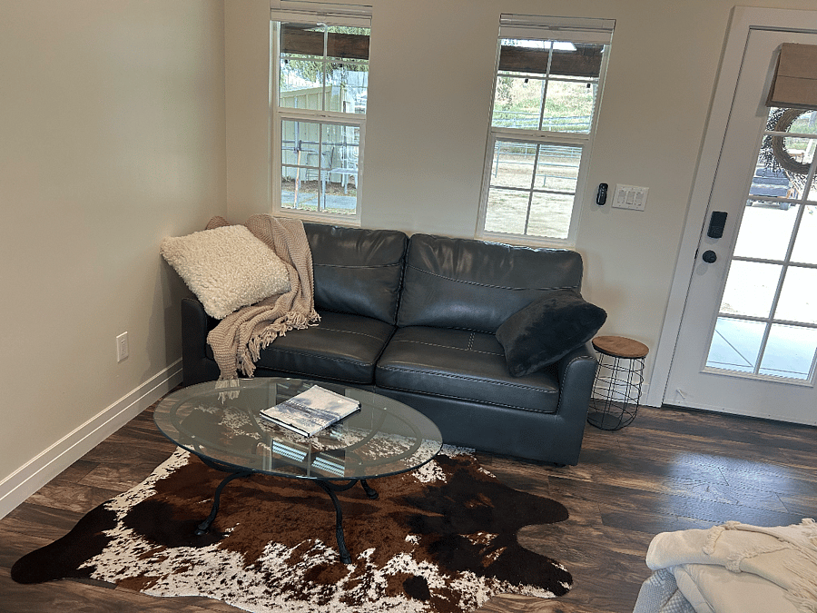 Cozy sitting area.
