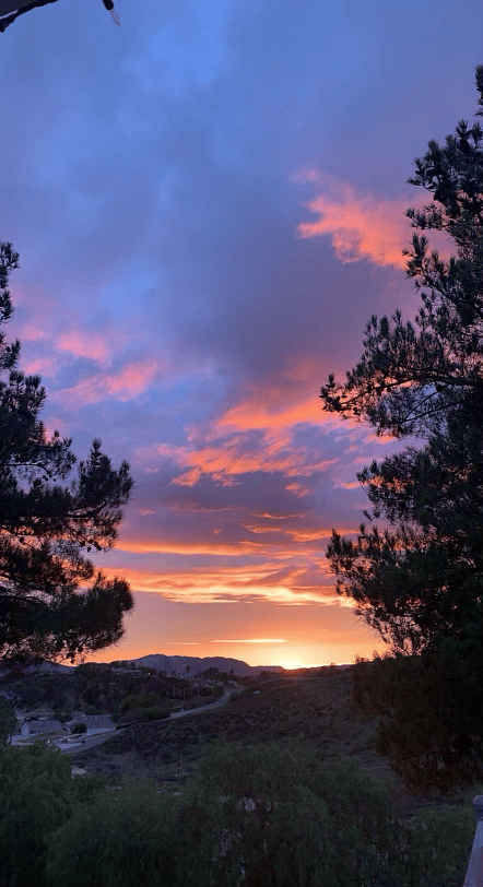 Classic Lavender Sky Ranch sunset