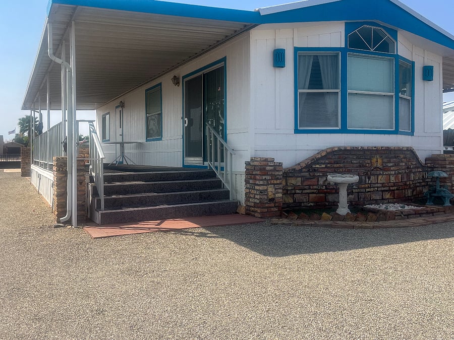 Large covered porch