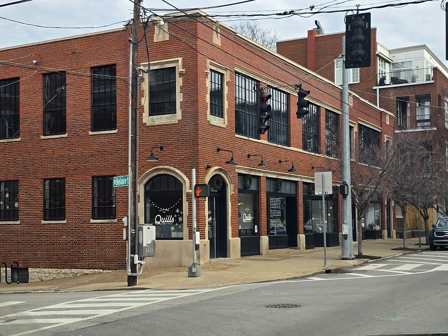 Local coffee shops in walking distance.