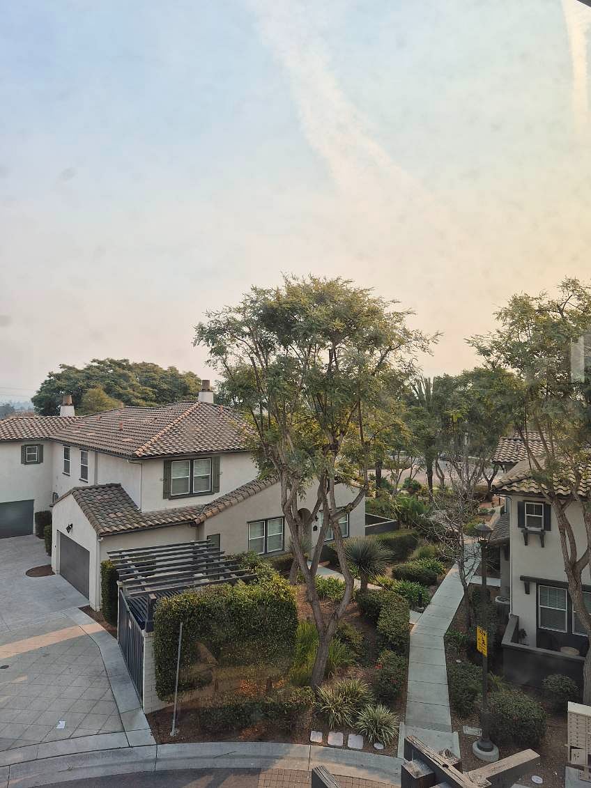 From the bedroom window