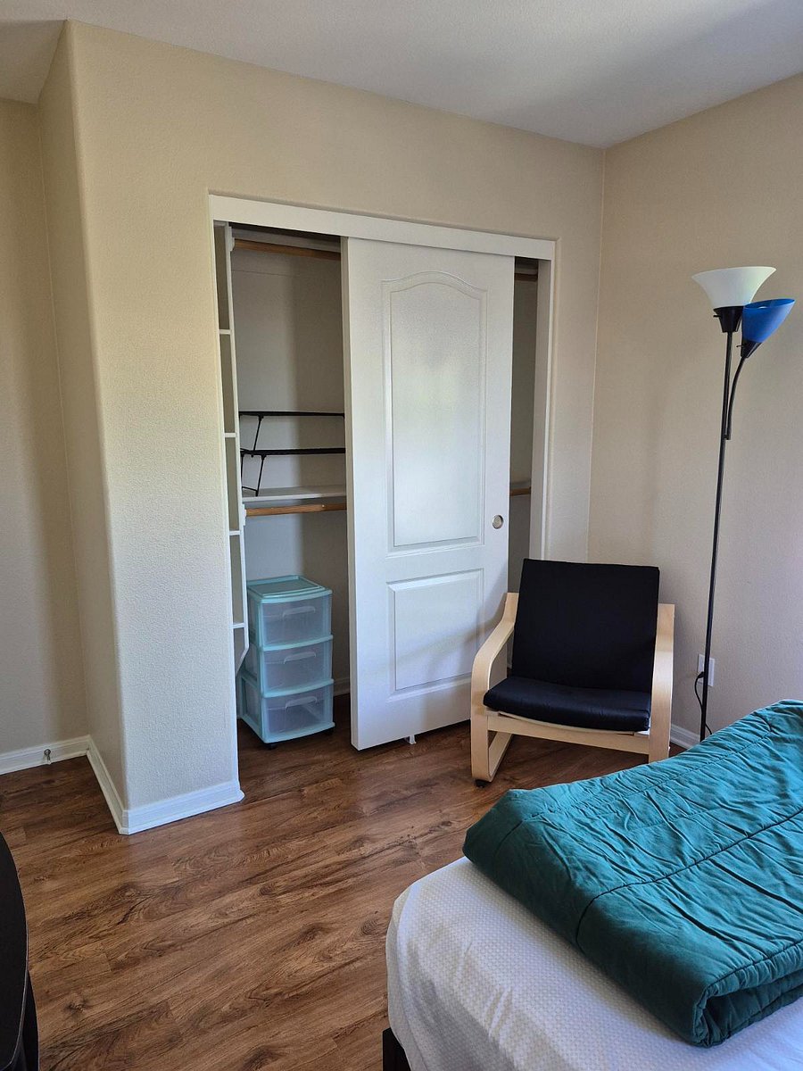 Reading/ lounge chair and closet