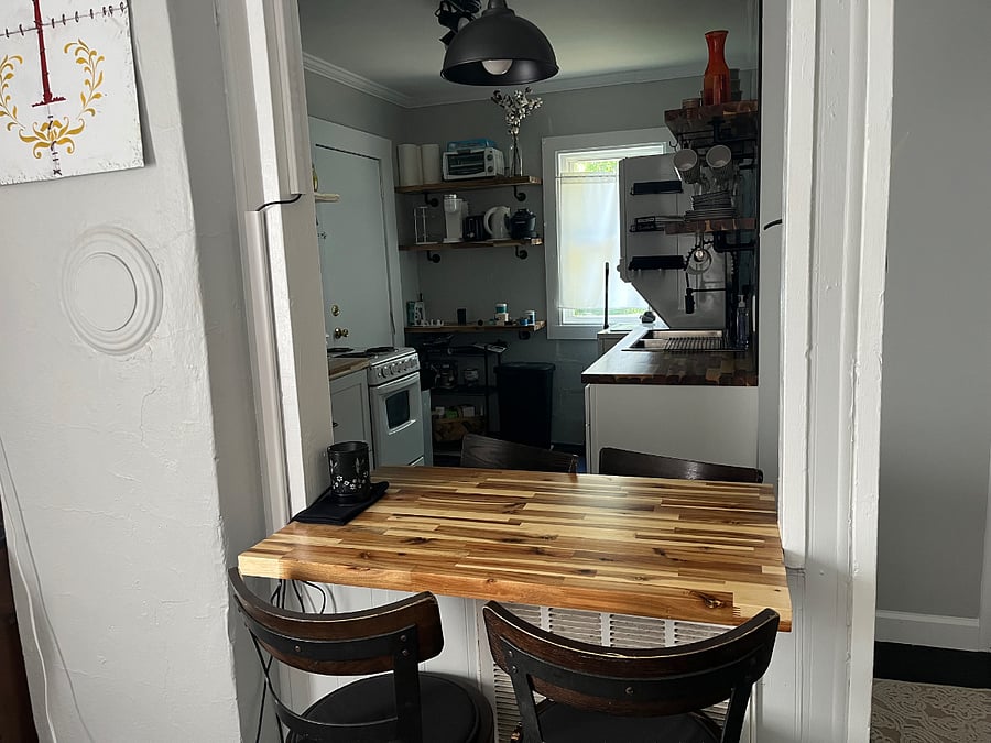 4 top bar / dining area that opens up to the living room