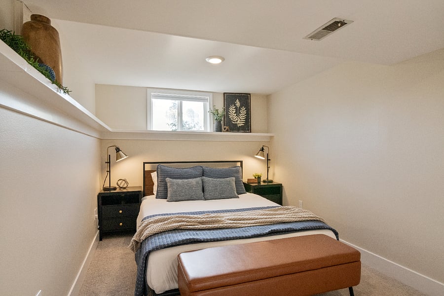 Enjoy the Ankeny Room, featuring a comfortable queen bed, tasteful dcor, and full armoire for convenient clothes storageperfect for a stylish and restful stay.