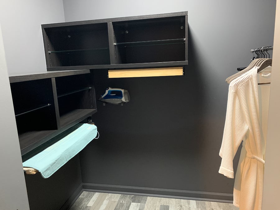 Primary closet