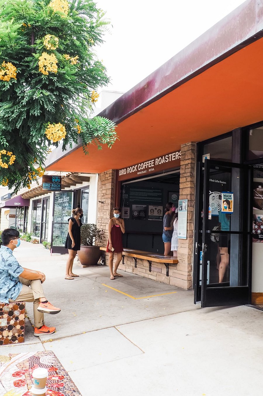Bird Rock Coffee Roasters- 4 blocks away!