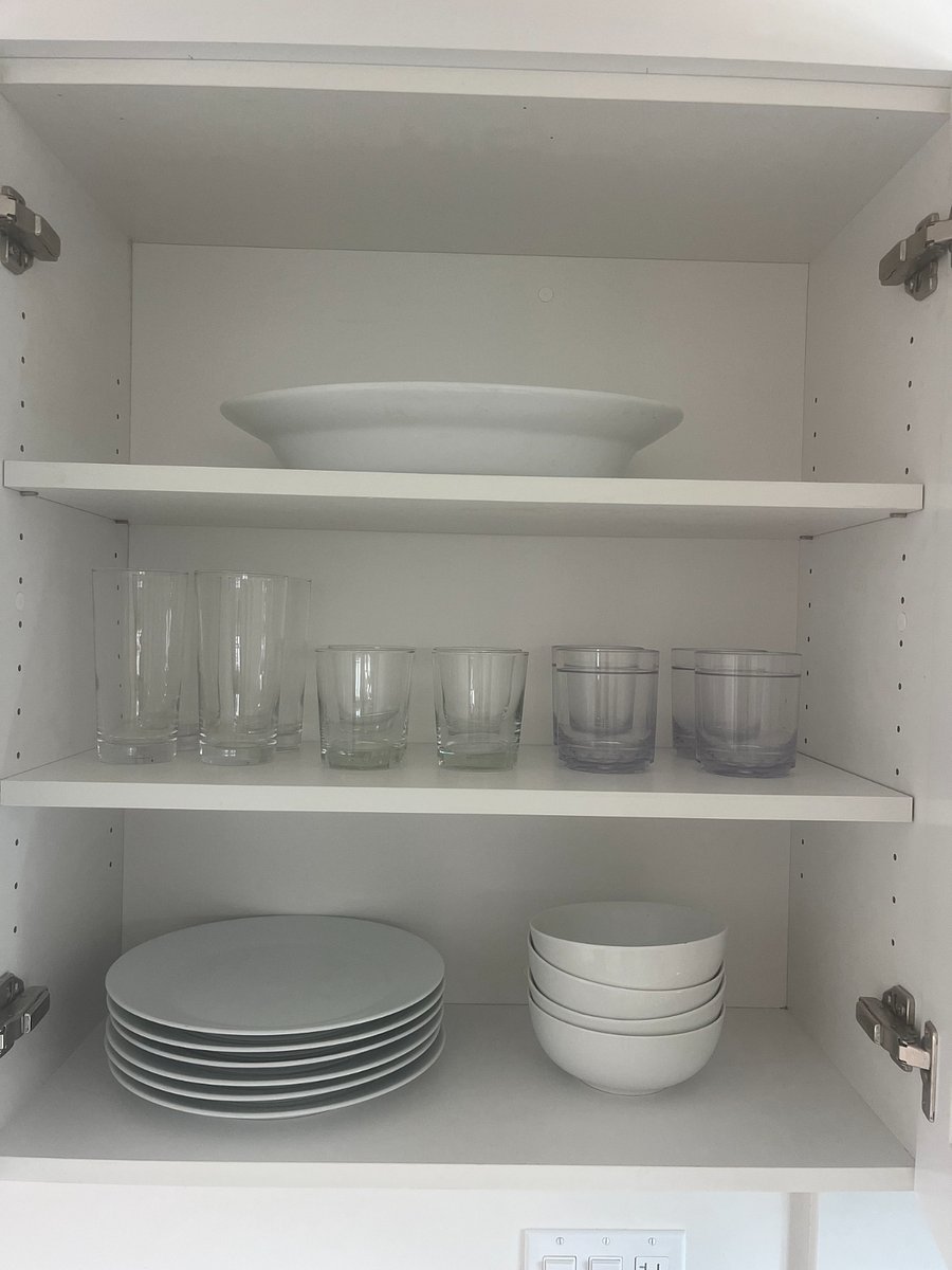 Fully stocked kitchen