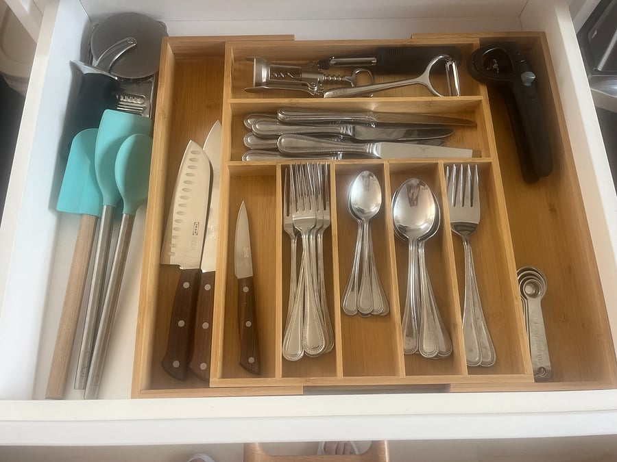 Fully stocked kitchen