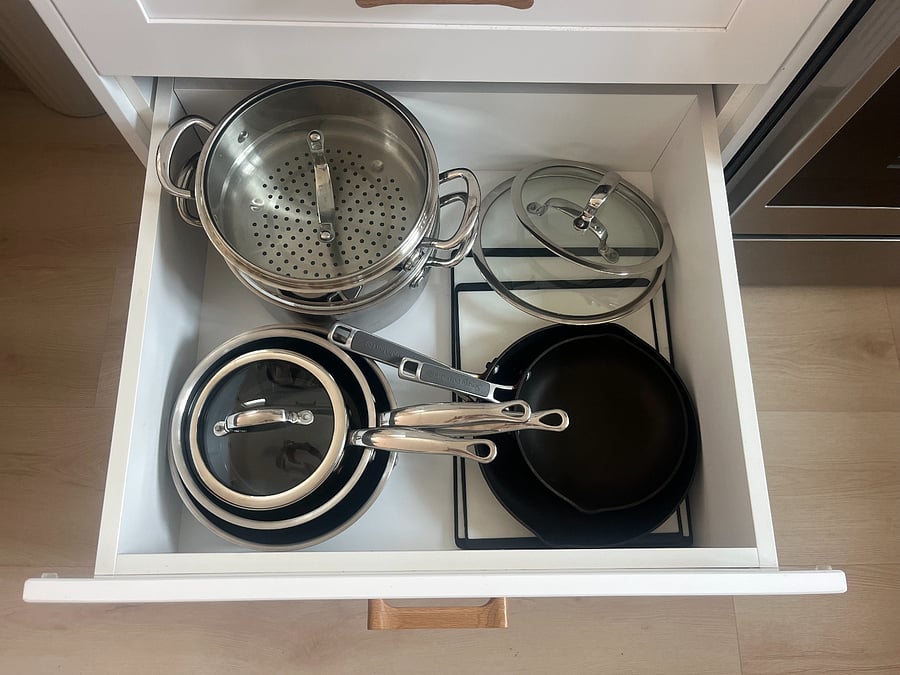 Fully stocked kitchen